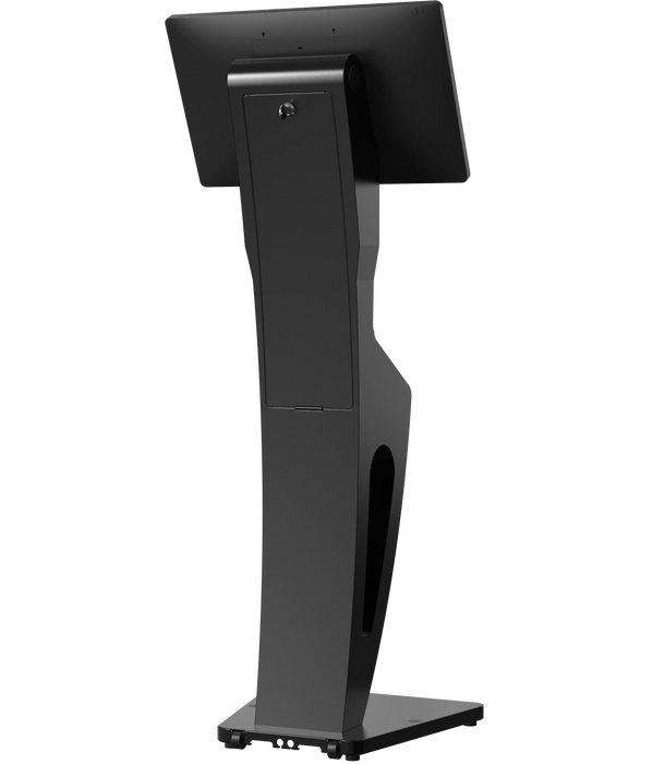 Sleek Floor Stand with Printer Slot for Touchscreen Monitors and Other Displays CTA DIGITAL