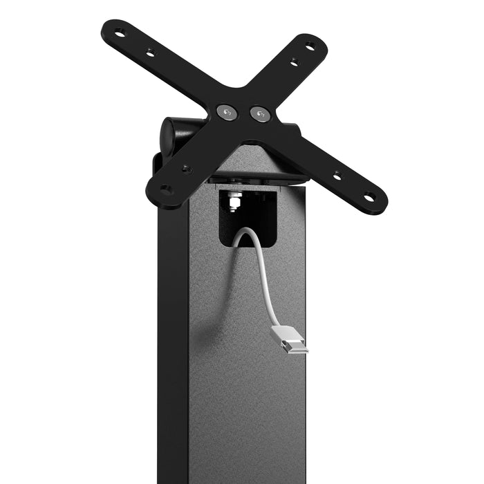 Sleek Rotating Desk Mount with Security Enclosure CTA DIGITAL