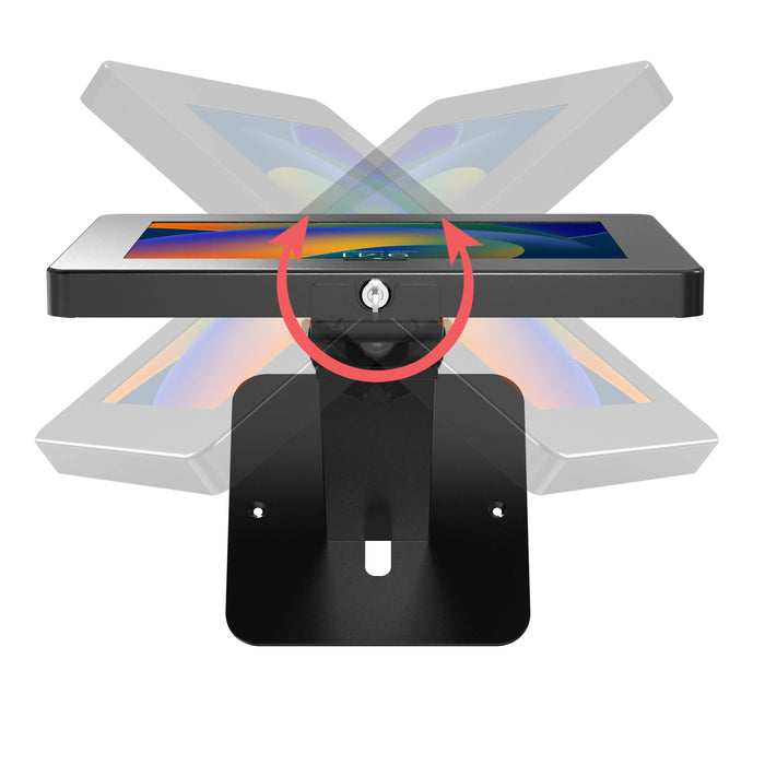 Sleek Rotating Desk Mount with Security Enclosure CTA DIGITAL