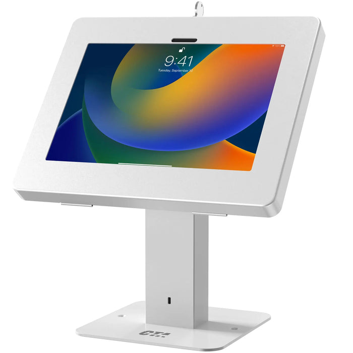 Sleek Rotating Desk Mount with Security Enclosure CTA DIGITAL