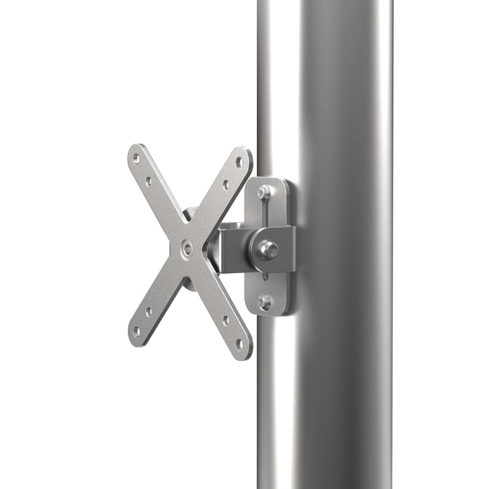 Stainless Steel Articulating VESA Plate for Poles, Beams, and Corners w/ Security Holder for 7.9-12.9” Tablets CTA DIGITAL