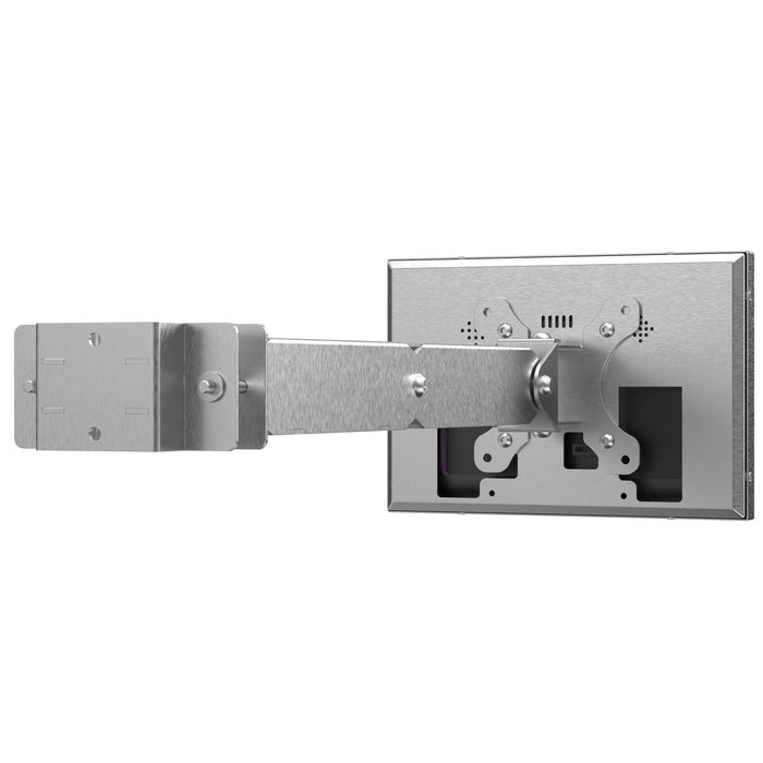 Stainless Steel Pole Mount with Articulating Arm for CTA Digital's Stainless-Steel Enclosures CTA DIGITAL