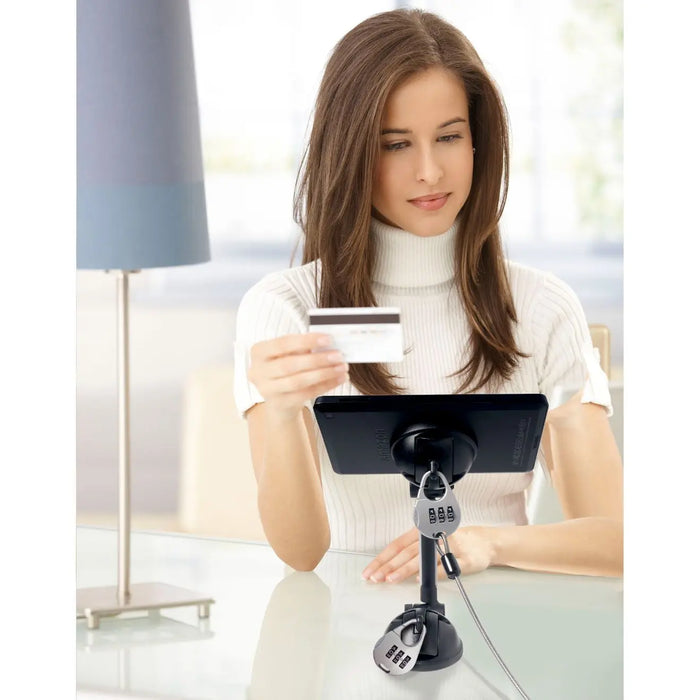 Suction Mount Stand with Theft Deterrent Lock for Tablets and Smartphones CTA DIGITAL