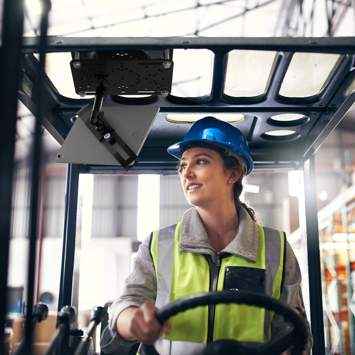 Tablet Security Forklift Mounting Kit w/ Universal Mounting Plates & Adjustable Holder CTA DIGITAL