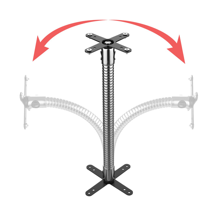 Thick, Heavy-Duty Security Gooseneck w/ Dual VESA Plates CTA DIGITAL