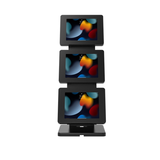 Triple-Screen Adjustable Kiosk w/ Security Enclosures CTA DIGITAL