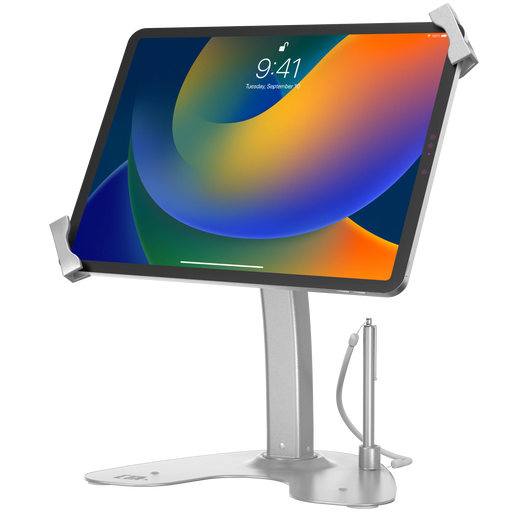 Universal Dual Security Kiosk with Locking Holder and Anti-Theft Cable CTA DIGITAL