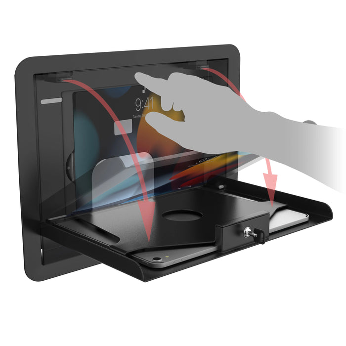 Universal Flush-to-Wall Mount & Secure Locking Enclosure CTA DIGITAL