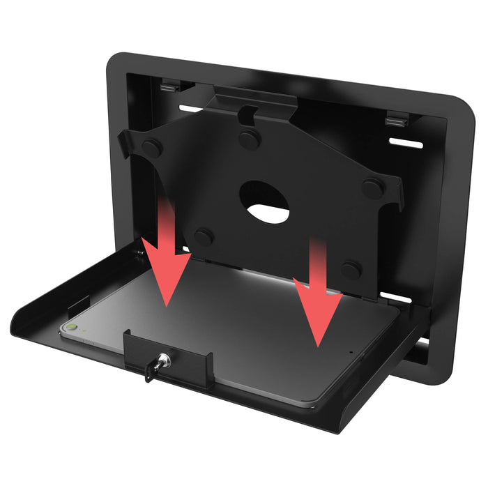 Universal Flush-to-Wall Mount & Secure Locking Enclosure CTA DIGITAL