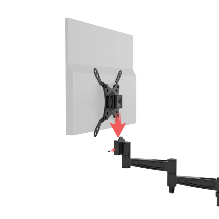 Universal VESA Articulating Wall Mount for TVs and Monitors CTA DIGITAL