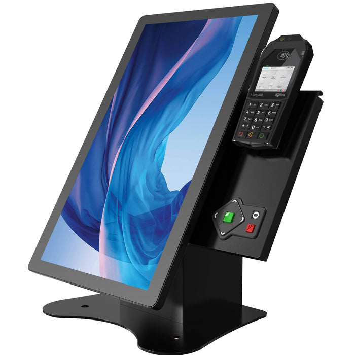 VESA Compatible Desk Mount w/ Printer Shelf Compartment CTA DIGITAL