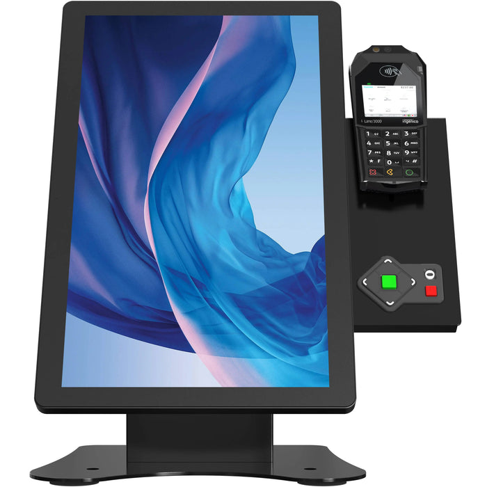 VESA Compatible Desk Mount w/ Printer Shelf Compartment CTA DIGITAL