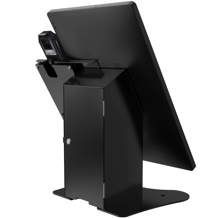 VESA Compatible Desk Mount w/ Printer Shelf Compartment CTA DIGITAL