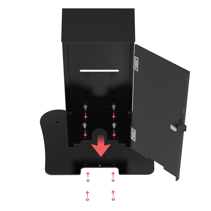 VESA Compatible Desk Mount w/ Printer Shelf Compartment CTA DIGITAL