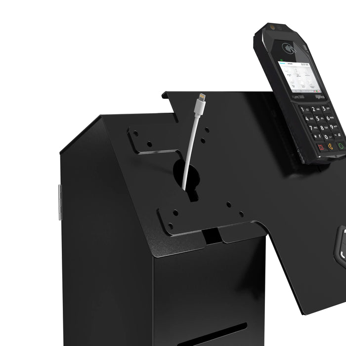 VESA Compatible Desk Mount w/ Printer Shelf Compartment CTA DIGITAL