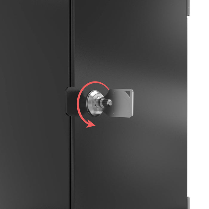 VESA Compatible Desk Mount w/ Printer Shelf Compartment CTA DIGITAL