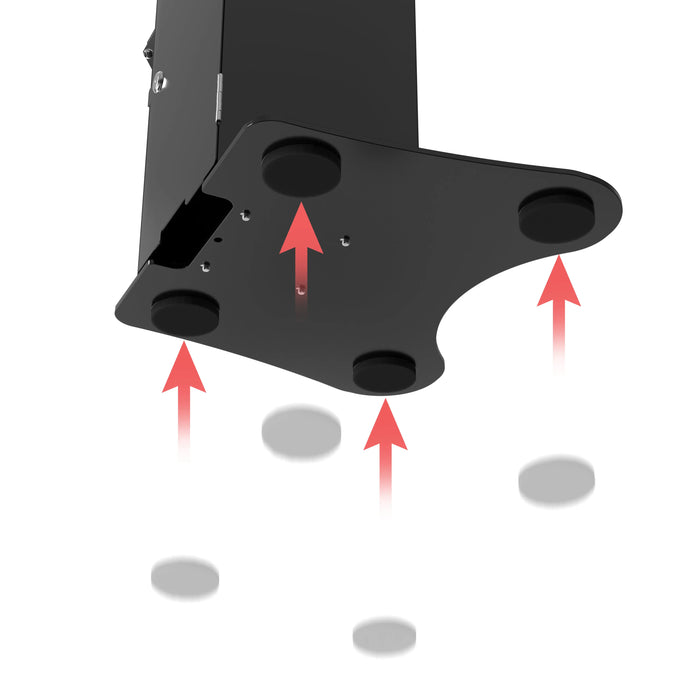 VESA Compatible Desk Mount w/ Printer Shelf Compartment CTA DIGITAL