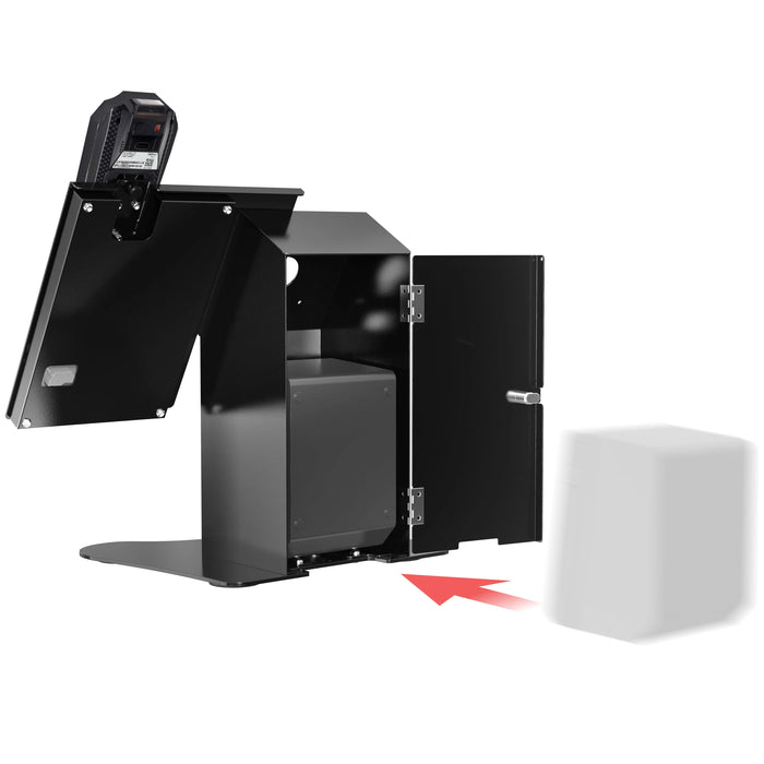 VESA Compatible Desk Mount w/ Printer Shelf Compartment CTA DIGITAL