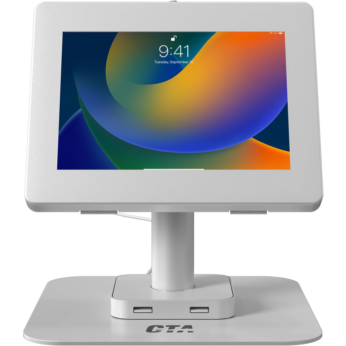 VESA Compatible Desk Mount with USB Ports and Cable Routing CTA DIGITAL