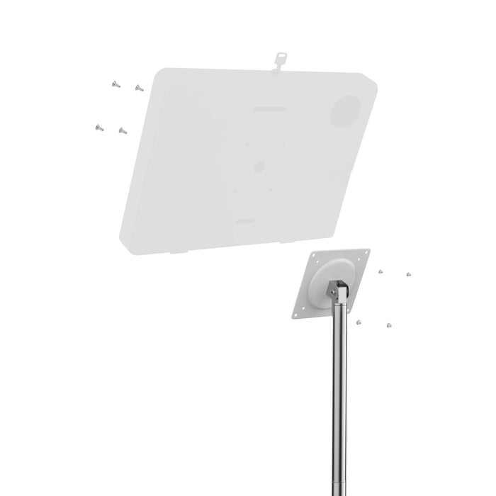 VESA-Compatible Heavy-Duty Height-Adjustable Rolling Floor Stand CTA DIGITAL
