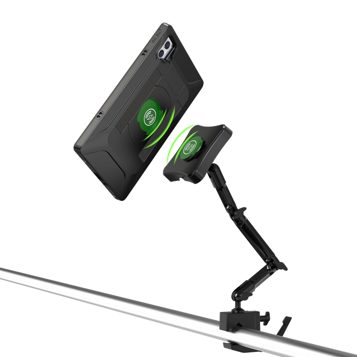 VersaGuard Twist Lock I11 Case and Dock with Flex Desk Clamp Mount CTA DIGITAL