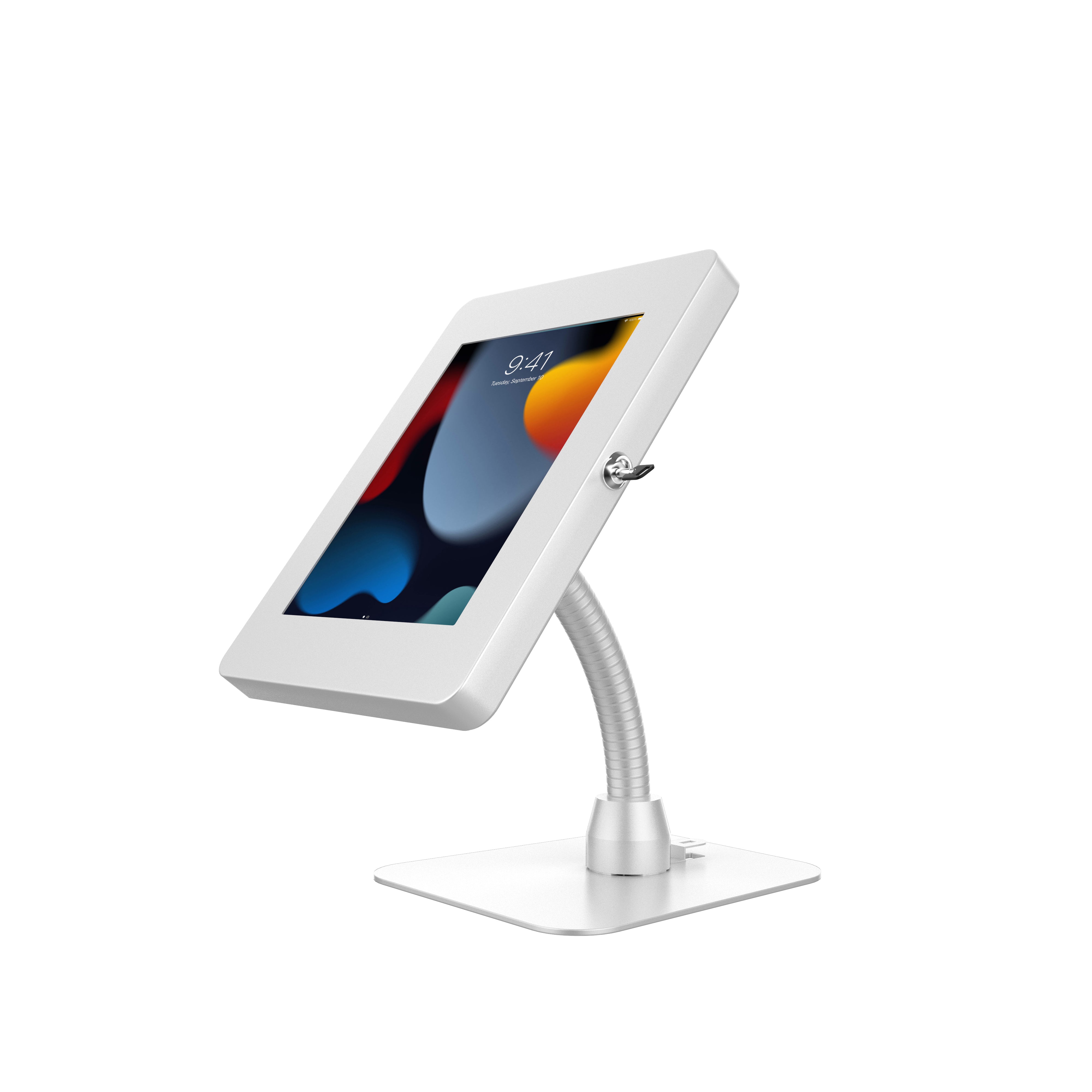 Premium Security Gooseneck Tabletop Mount for iPad 10.2-inch (7th &amp; 8th Gen.), 11-inch iPad Pro, iPad Gen. 5 &amp; 6, and More