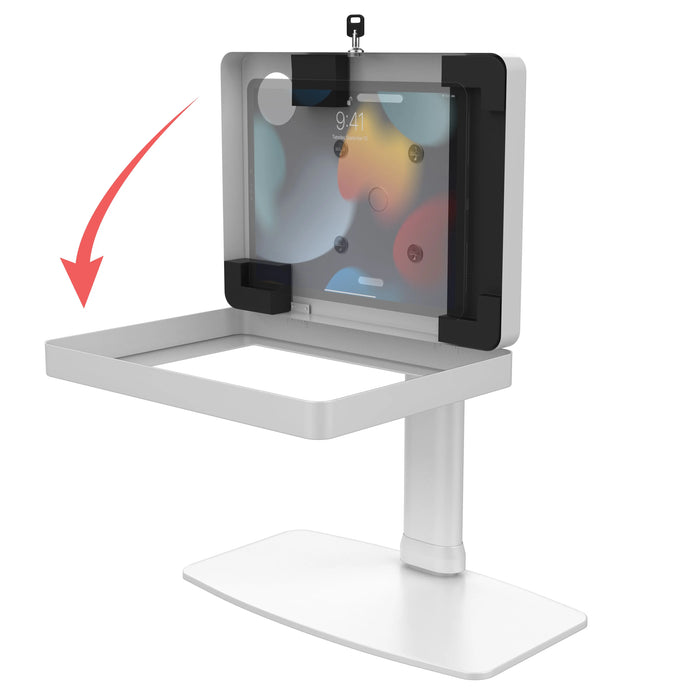Adjustable VESA Compatible Desk Mount w/ Security Enclosure CTA DIGITAL