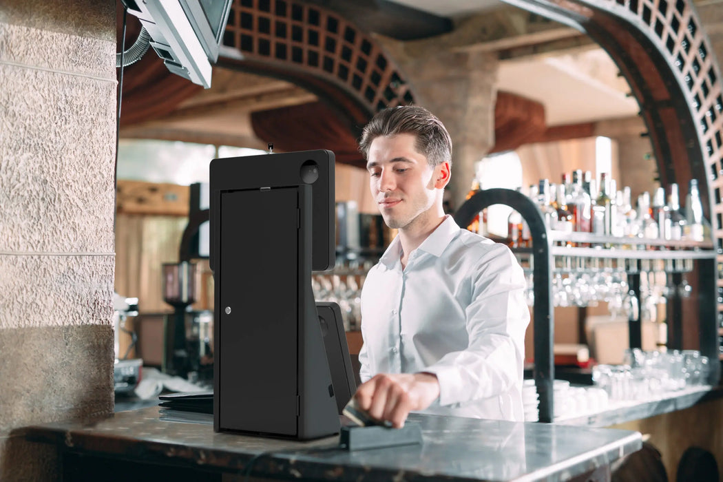 Dual Security Enclosure Desk Mount w/ Storage Compartment CTA DIGITAL