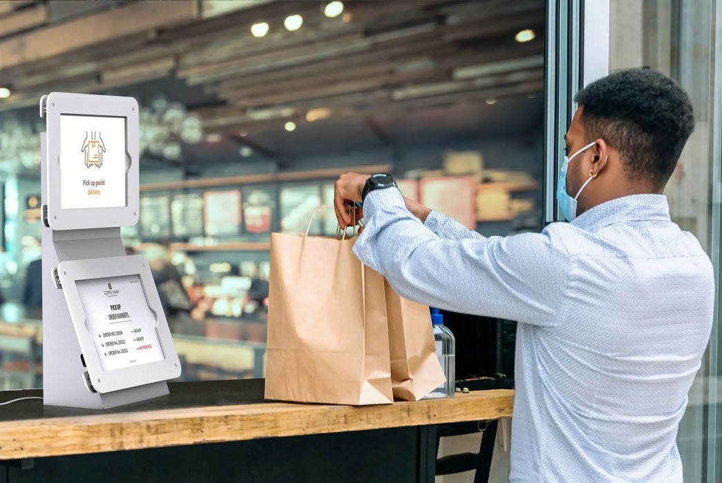 Dual Security Enclosure Desk Mount w/ Storage Compartment CTA DIGITAL