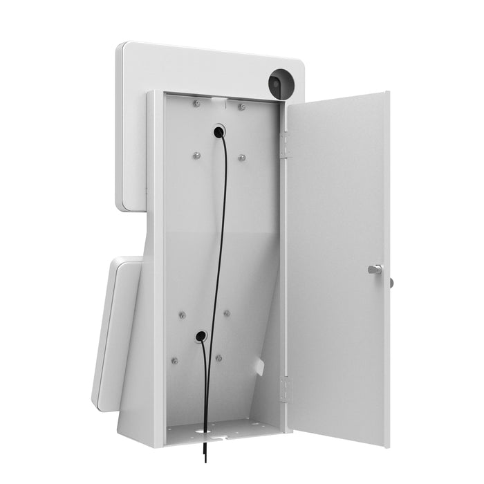 Dual Security Enclosure Desk Mount w/ Storage Compartment CTA DIGITAL