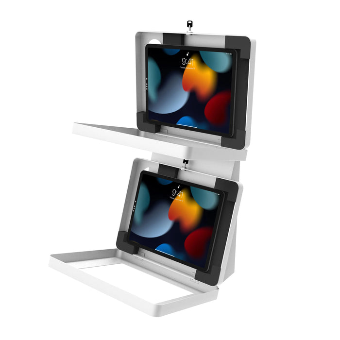 Dual Security Enclosure Desk Mount w/ Storage Compartment CTA DIGITAL