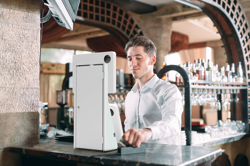 Dual Security Enclosure Desk Mount w/ Storage Compartment CTA DIGITAL