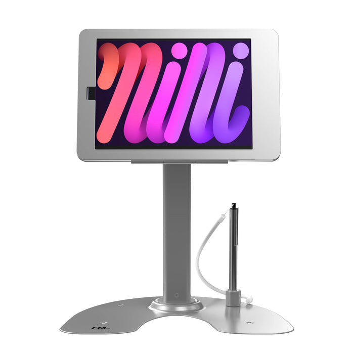 Dual Security Kiosk Stand with Locking Case and Cable CTA DIGITAL