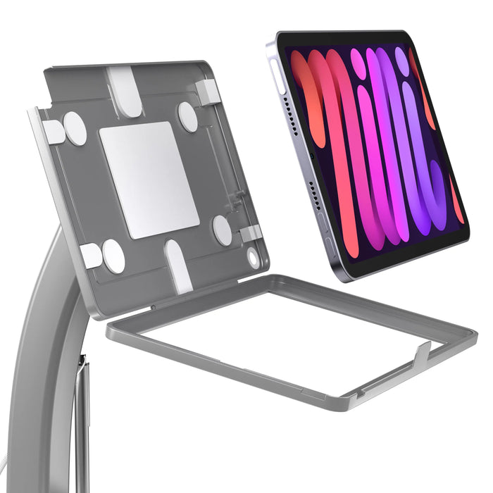 Dual Security Kiosk Stand with Locking Case and Cable CTA DIGITAL