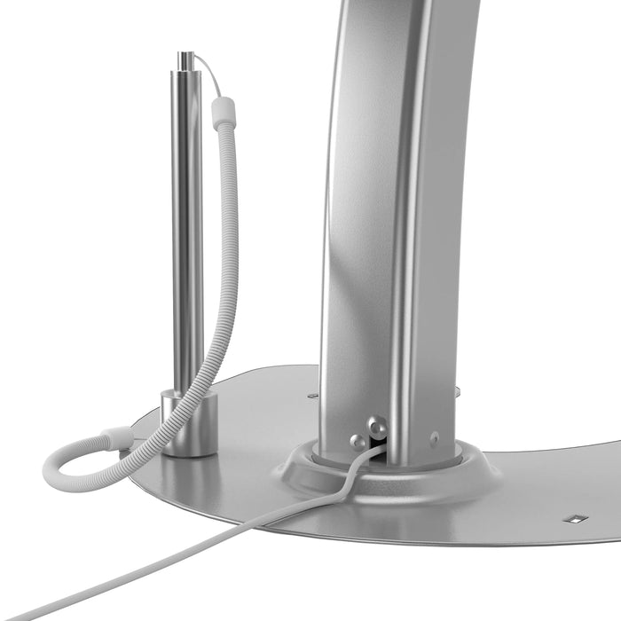 Dual Security Kiosk Stand with Locking Case and Cable CTA DIGITAL