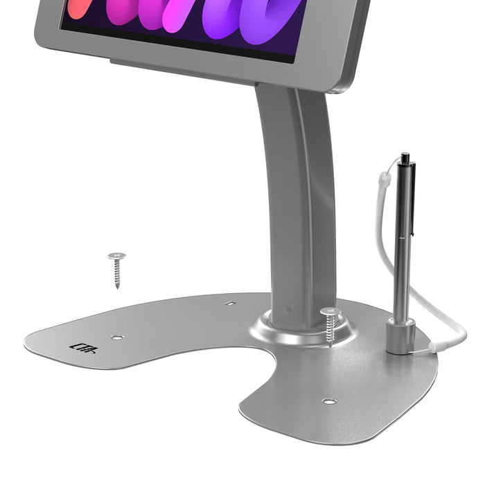 Dual Security Kiosk Stand with Locking Case and Cable CTA DIGITAL
