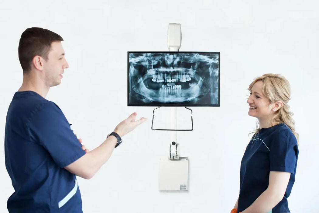 Heavy-Duty Adjustable VESA Arm Mount with Antiseptic Powder Coating CTA DIGITAL