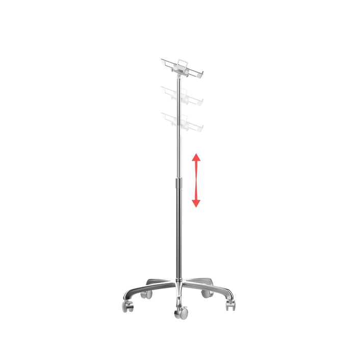 Heavy-Duty Rolling Floor Stand with Mount CTA DIGITAL