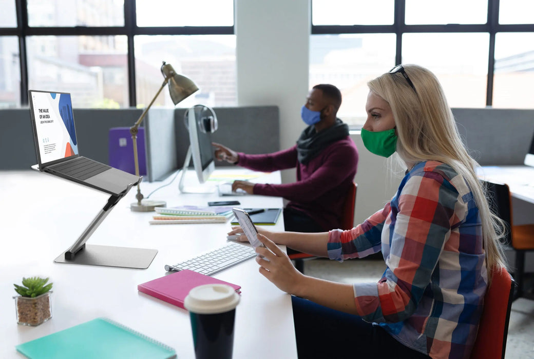 Height Adjustable Folding  Desk Mount for Laptops CTA DIGITAL