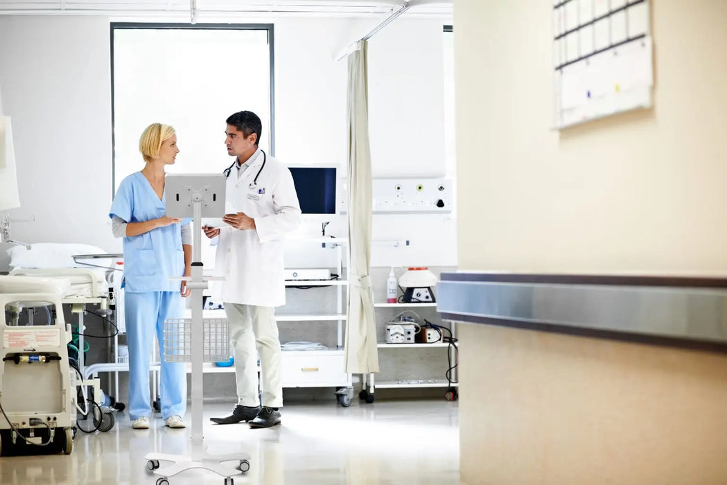 Medical Mobile Floor Stand with Large Enclosure CTA DIGITAL