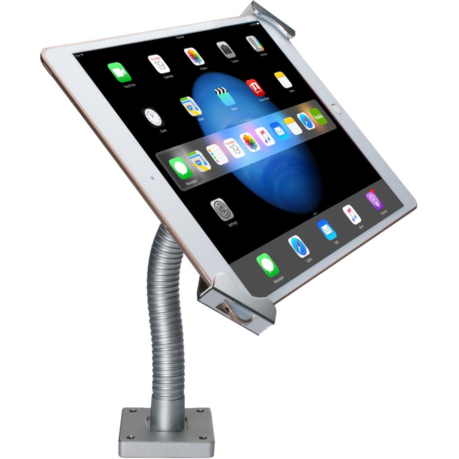 Security Gooseneck Mount for 7-13 Inch Tablets, including 11-inch iPad Air M2/ Pro M4 (2024), 13-inch iPad Air M2/ Pro M4 (2024) and more
