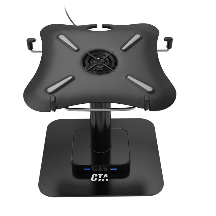 VESA-Compatible Laptop (And Other Devices) Holder with Built-in Cooling Fan CTA DIGITAL
