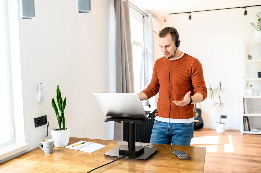 VESA-Compatible Laptop (And Other Devices) Holder with Built-in Cooling Fan CTA DIGITAL