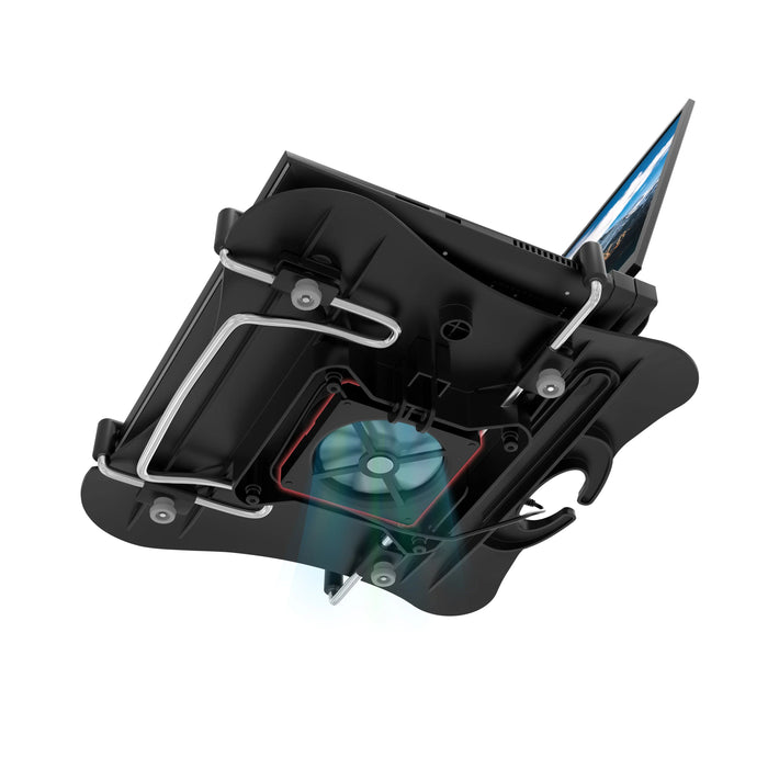 VESA-Compatible Laptop (And Other Devices) Holder with Built-in Cooling Fan CTA DIGITAL