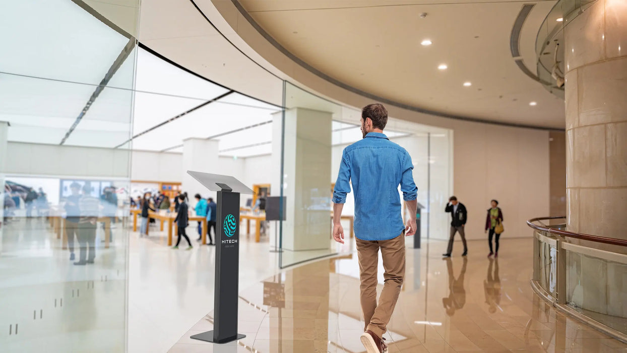 Premium Floor Stand Kiosk with Graphic Slots and VESA Plate CTA DIGITAL