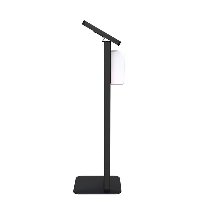 Premium Locking Floor Stand Kiosk w/ Graphic Card Slot & Automatic Soap Dispenser CTA DIGITAL
