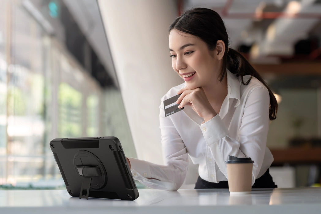 Protective Case with Built-in 360 Degree Rotatable Grip Kickstand CTA DIGITAL