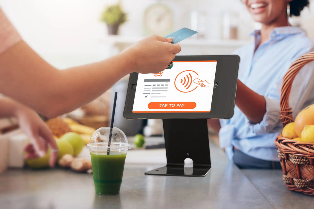 Quick Release Table Kiosk with Inductive Charging Case CTA DIGITAL