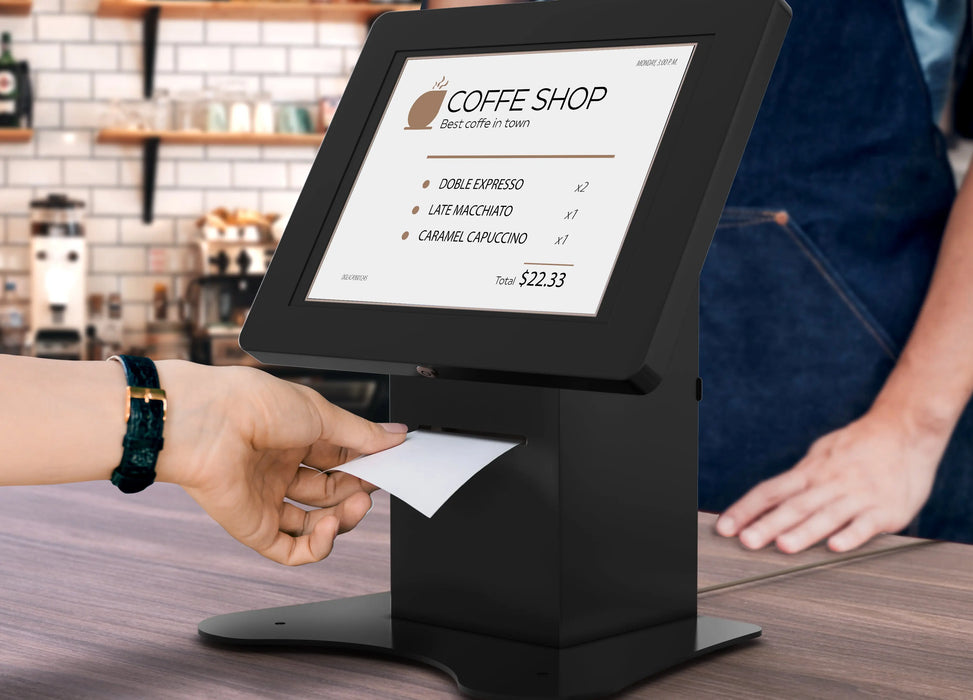 Security Enclosure Desk Mount w/ Printer Shelf Compartment CTA DIGITAL