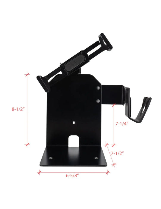Security Universal Holder POS Station with Printer Stand & Magnetic Scanner Holder CTA DIGITAL
